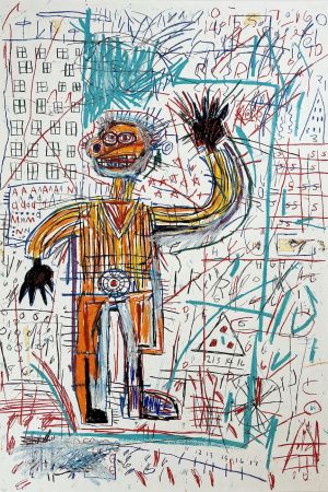 Sérigraphie Basquiat - Untitled V from The Figure Portfolio