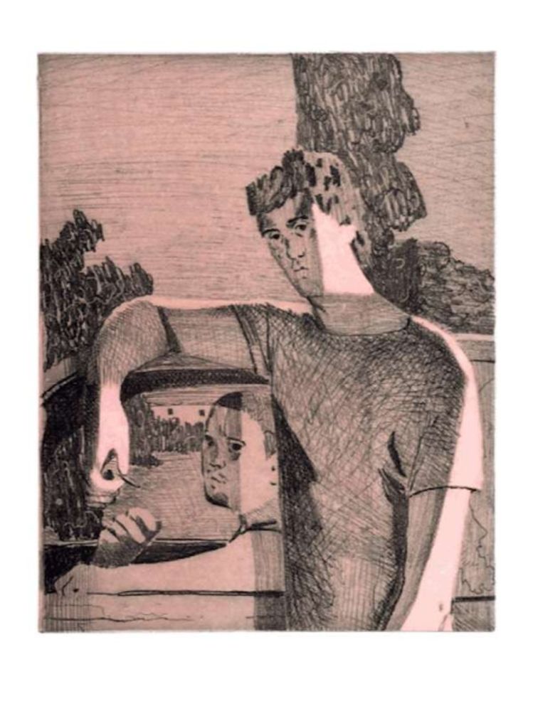 Gravure Bollinger - Untitled (Window Exchange)