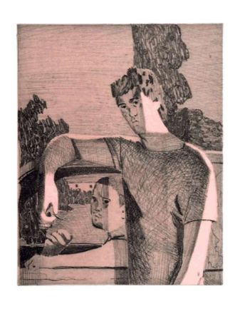 Gravure Bollinger - Untitled (Window Exchange)