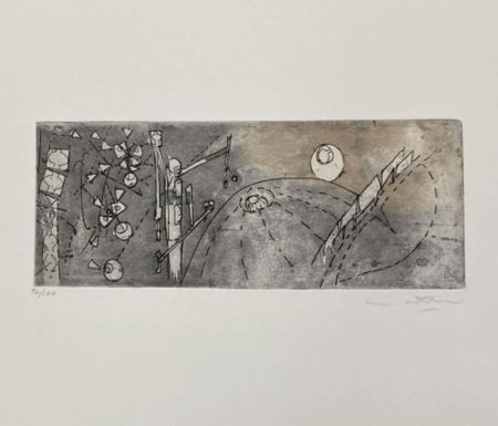 Lithographie Matta - Untitled XIV