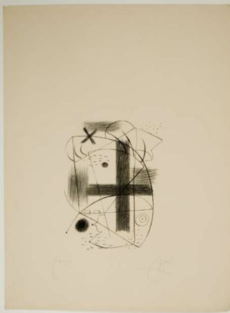 Lithographie Miró - Untitled/Sin título