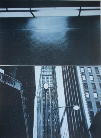 Sérigraphie Monory - USA 76 - Skyscrapers