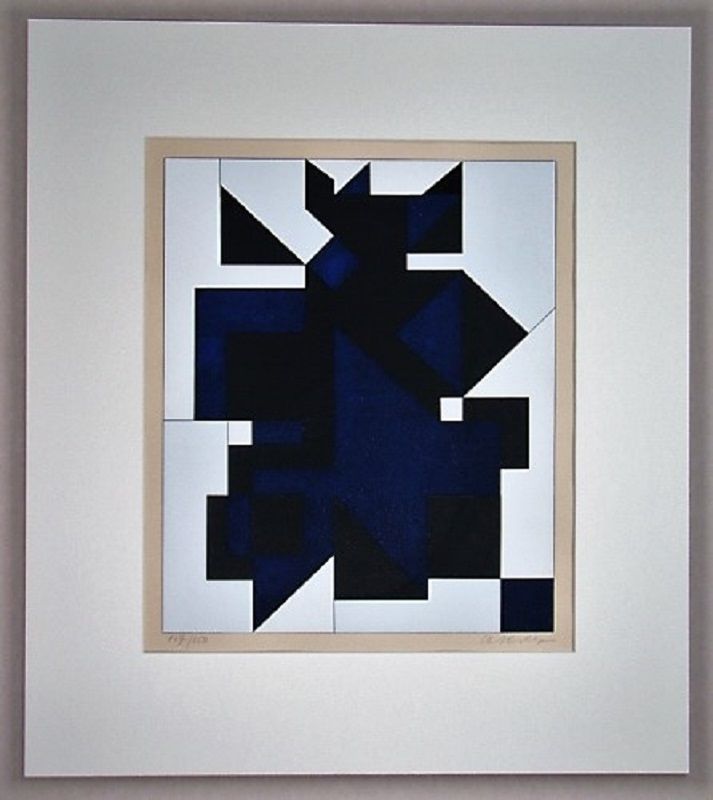 Sérigraphie Vasarely - Utica