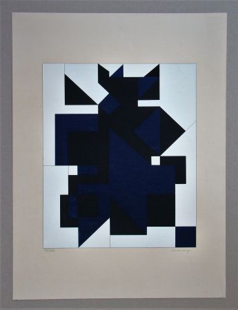 Sérigraphie Vasarely - Utica