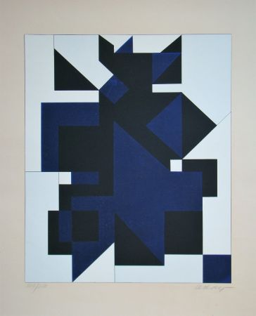 Sérigraphie Vasarely - Utica