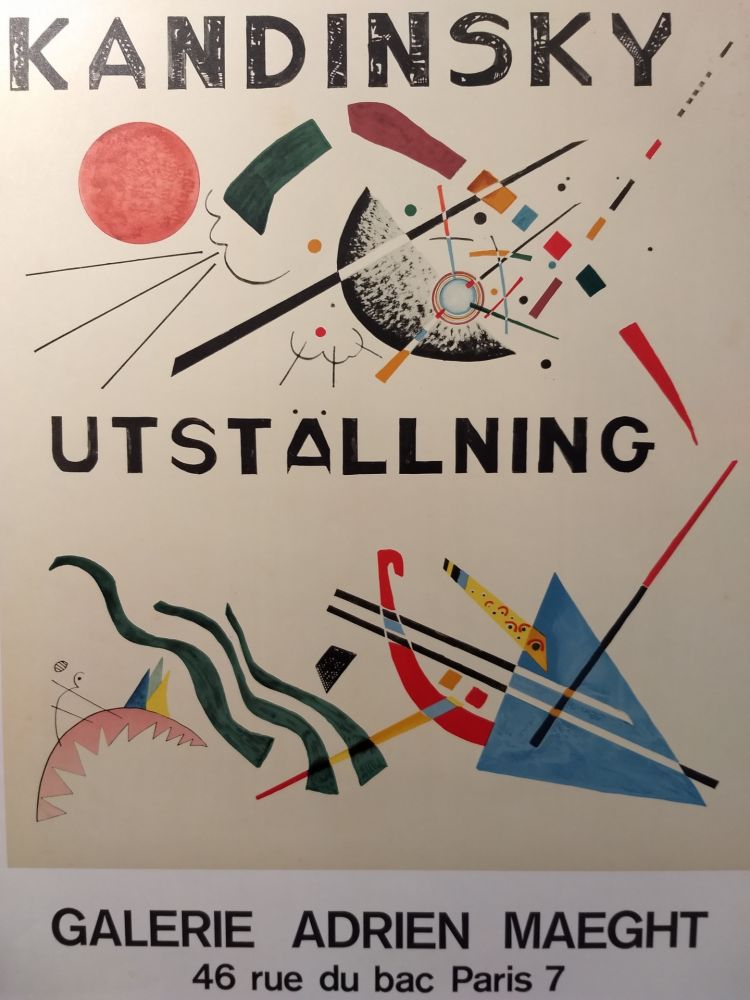 Affiche Kandinsky - Utstallning