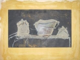 Gravure Tàpies - Vaisselle