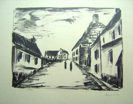 Lithographie Vlaminck - Vallangoujard