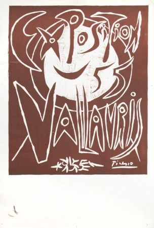 Linogravure Picasso - Vallauris 55