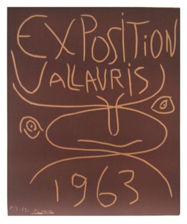 Linogravure Picasso - Vallauris 63