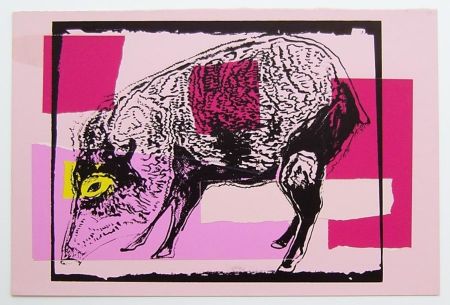 Sérigraphie Warhol - Vanishing Animals: Giant Chaco Peccary