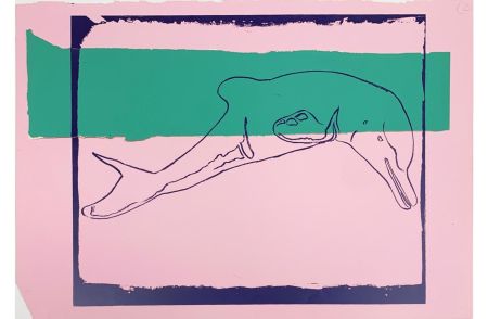 Sérigraphie Warhol - Vanishing Animals: La Plata River Dolphin