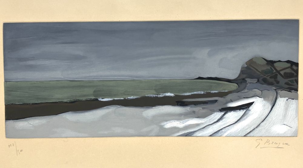 Aquatinte Braque - Varengeville-sur-Mer. 1955.