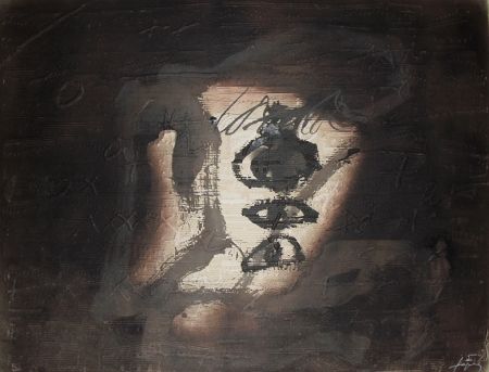 Gravure Tàpies - Variation