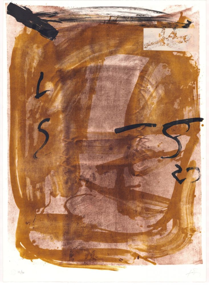 Lithographie Tàpies - Variations