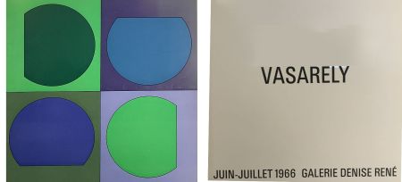 Livre Illustré Vasarely - Vasarely Juin Juillet 1966 - Galerie Denise René