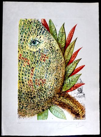 Gravure Dali - Vegetation Inedit (Pineapple)