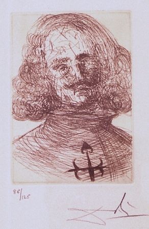 Gravure Dali - Velazquez, from Five Spanish Immortals Series