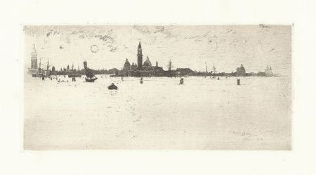 Gravure Pennell - Venice from the Sea