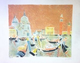 Lithographie Truphemus - Venise