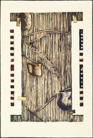 Lithographie Johns - Ventriloquist (color)
