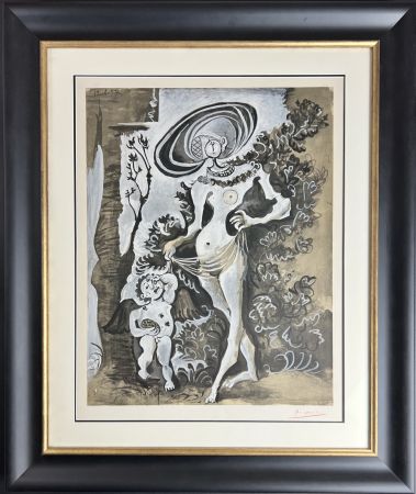 Lithographie Picasso - Venus et l’Amour voleur de miel