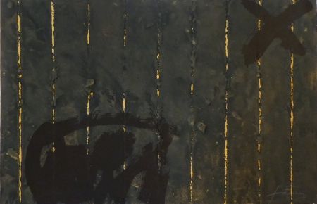 Gravure Tàpies - Vertical plegat