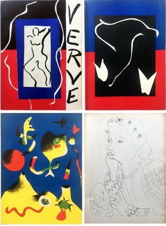Livre Illustré Matisse - VERVE Vol. I n° 1. (couverture de Matisse). 