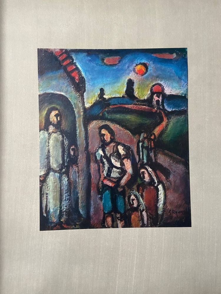 Héliogravure Rouault - Vieux faubourg