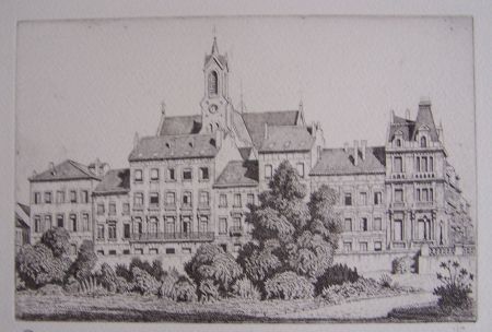 Gravure Strang - View of Brussels