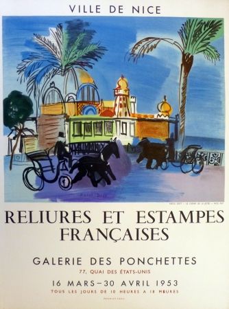 Lithographie Dufy - Ville de Nice