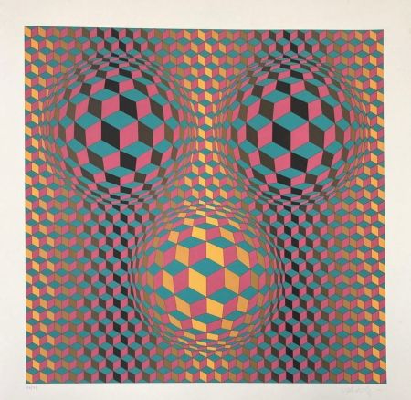 Multiple Vasarely - Virgo