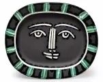 Céramique Picasso - Visage Gris