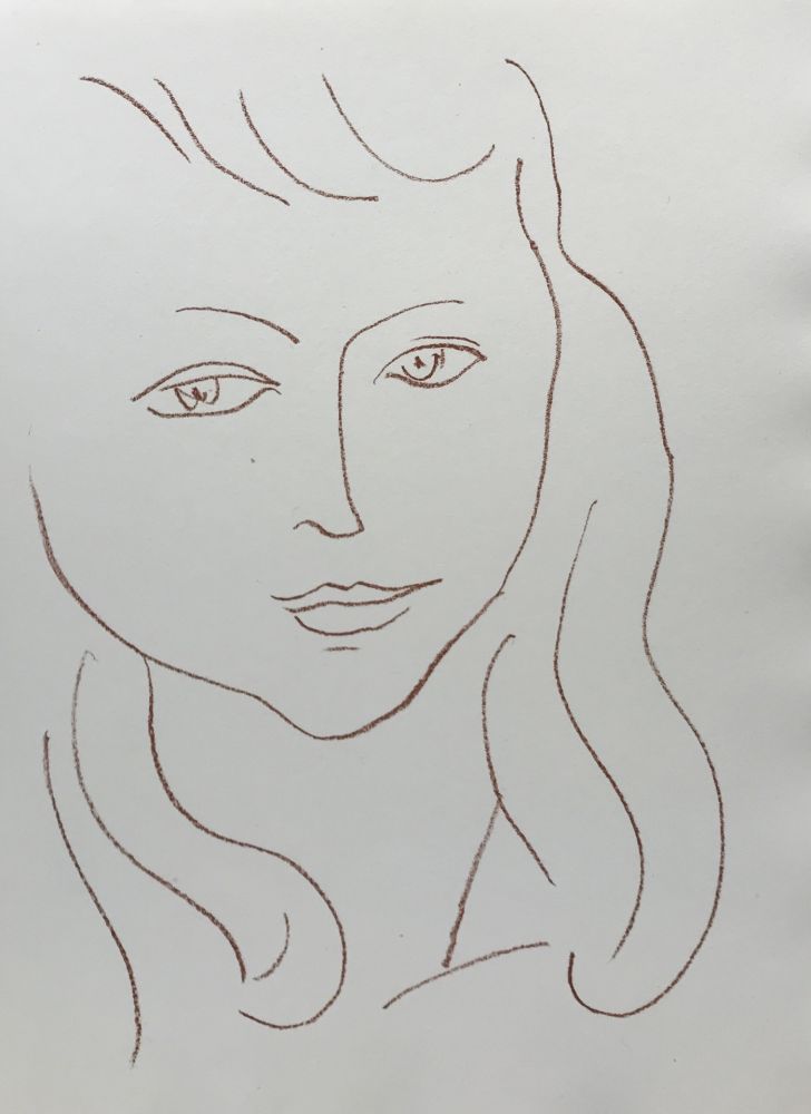 Lithographie Matisse - Visages II