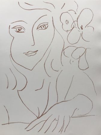 Lithographie Matisse - Visages III