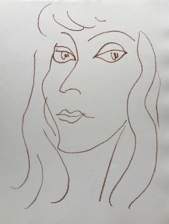 Lithographie Matisse - Visages V