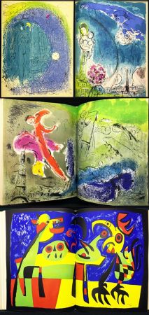 Livre Illustré Chagall - VISIONS DE PARIS. VERVE Vol. VII. N° 27-28 (1953)