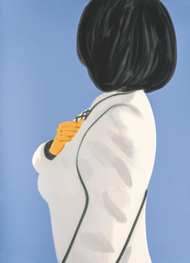 Lithographie Katz - Vivien in White Coat