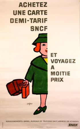 Lithographie Savignac - Vogagez à Moitié Prix