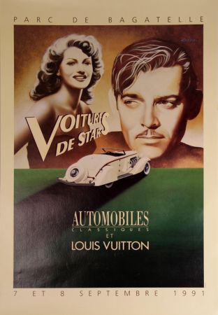 Affiche Razzia - Voitures de Stars Automobile et Louis Vuiton