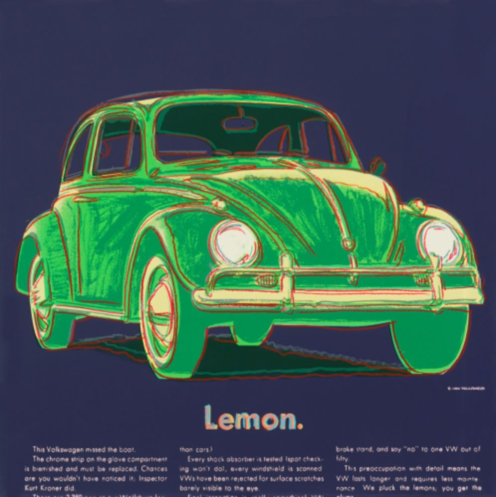 Sérigraphie Warhol - Volkswagen (F. & S. II.358)