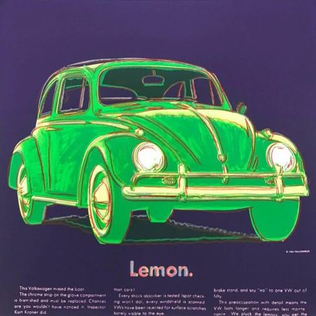 Sérigraphie Warhol - Volkswagen (FS II.358)