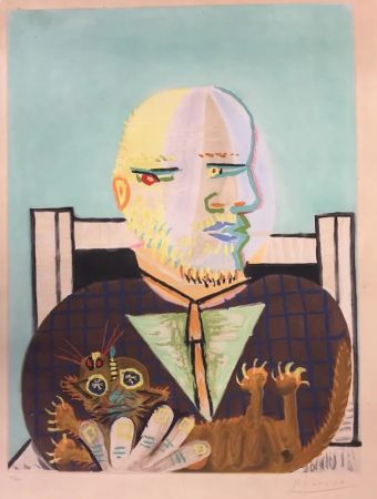 Eau-Forte Et Aquatinte Picasso - Vollard et son Chat