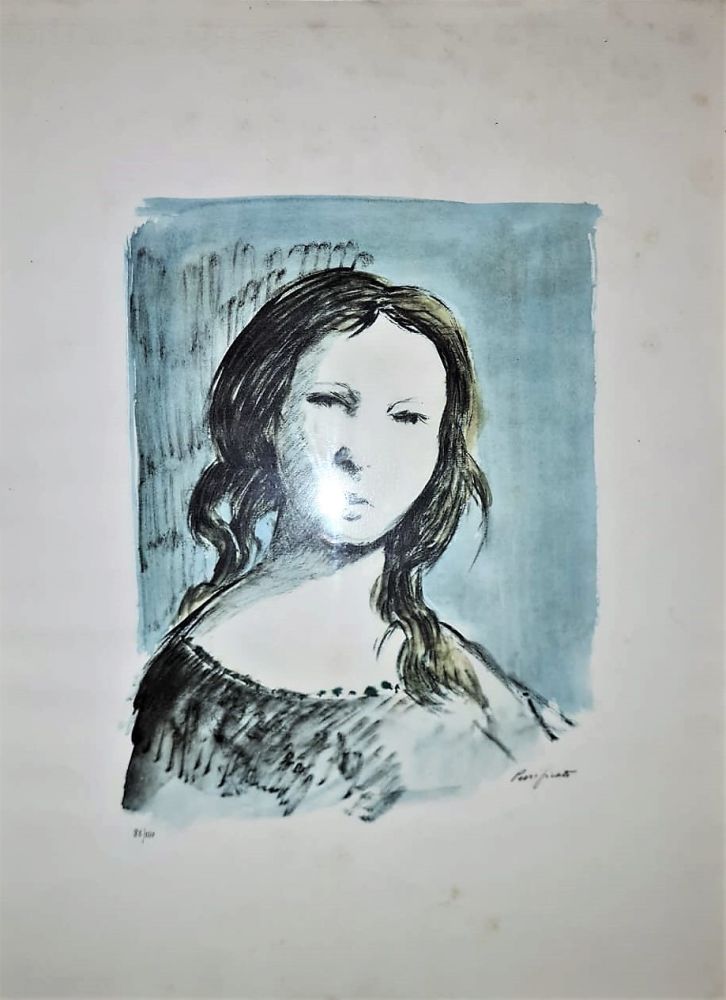 Lithographie Purificato - Volto di donna