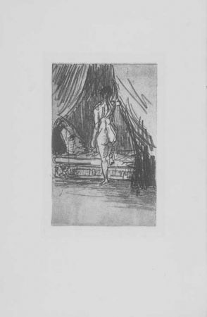 Gravure Redon - Volupté, fantome elastique