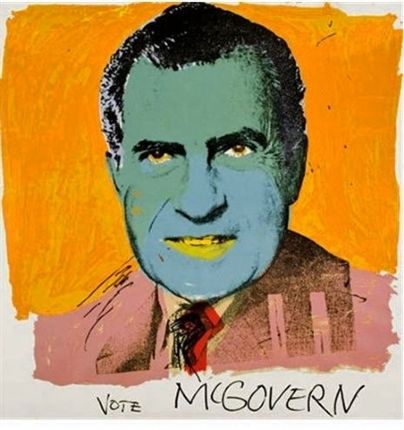 Sérigraphie Warhol - Vote McGovern
