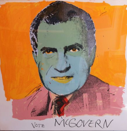 Sérigraphie Warhol - Vote McGovern