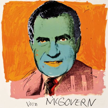 Sérigraphie Warhol - Vote McGovern 84