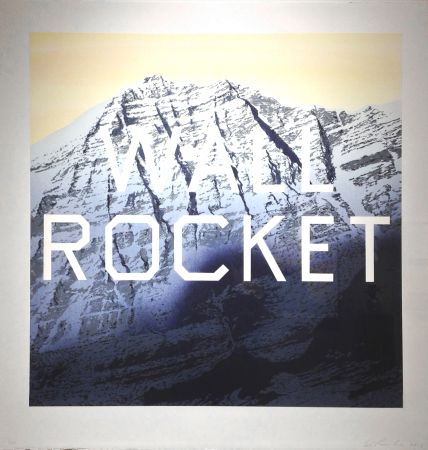 Lithographie Ruscha - Wall Rocket 