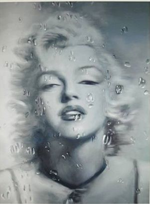 Sérigraphie Qian - Water Drop Marilyn